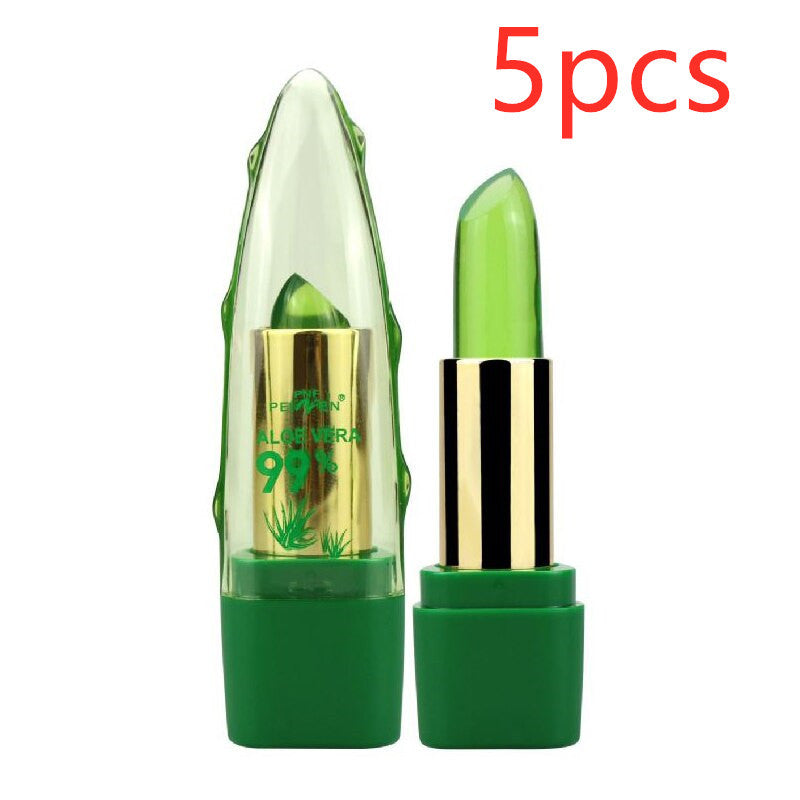 Aloe Vera Color-Changing Lip Balm — Moisturizing & Long-Lasting
