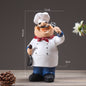 Chef Figurine Kitchen Decor – Resin Chef Statue Ornament for Home & Restaurant