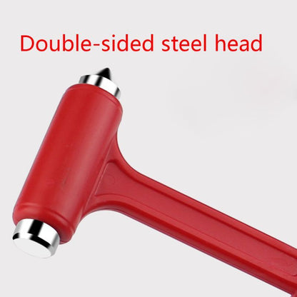 2-in-1 Car Emergency Safety Hammer – Window Breaker & Seatbelt Cutter Escape Tool