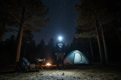 Outdoor LED Headlamp – Battery Powered, Waterproof, for Camping, Hiking & Fishing