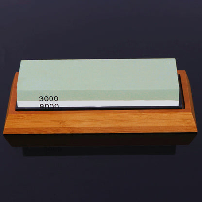 Professional Whetstone Knife Sharpener – 3000/8000 Grit Dual-Sided Sharpening Stone