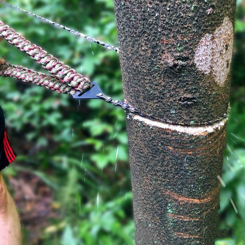 Paracord Pocket Chain Saw – Survival Hand Saw for Camping & Hiking