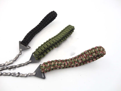 Paracord Pocket Chain Saw – Survival Hand Saw for Camping & Hiking