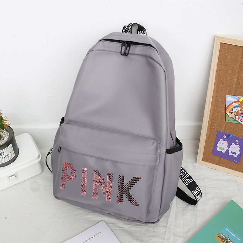 Women's Sequin Laser Backpack – Large Capacity Glitter Bag