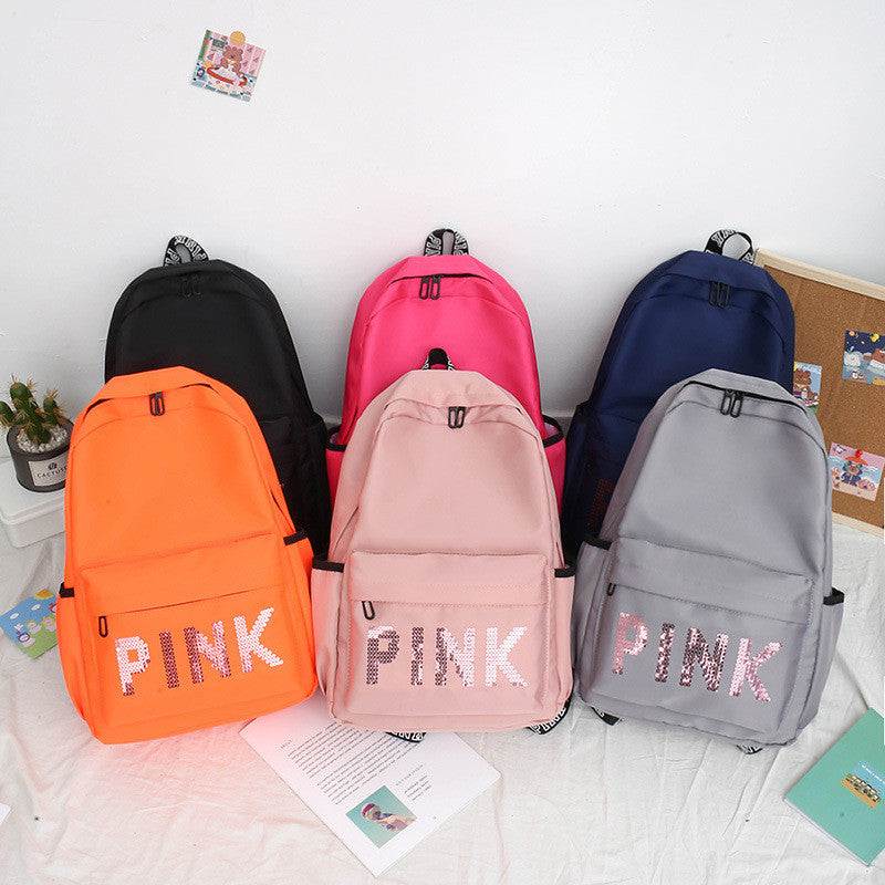 Women's Sequin Laser Backpack – Large Capacity Glitter Bag