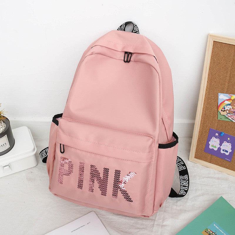 Women's Sequin Laser Backpack – Large Capacity Glitter Bag