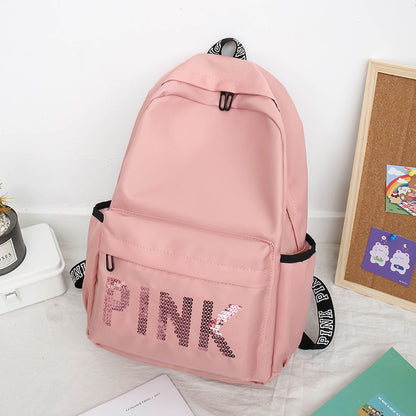 Women's Sequin Laser Backpack – Large Capacity Glitter Bag