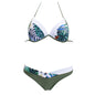 Printed Split Bikini — Snakeskin, Floral & More