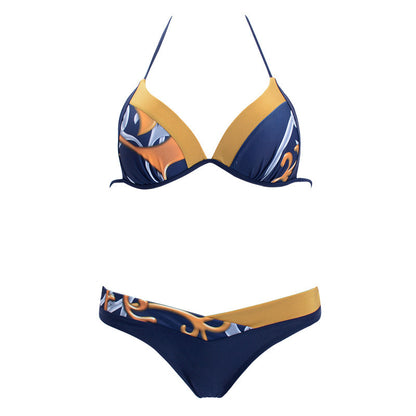 Printed Split Bikini — Snakeskin, Floral & More