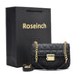 Women's PU Leather Shoulder Bag – Soft Crossbody Messenger Bag with Latch Closure