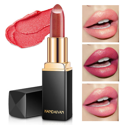 Metallic Color-Changing Lipstick — Pearlescent Gilt Finish
