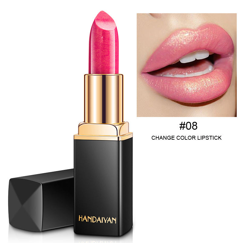 Metallic Color-Changing Lipstick — Pearlescent Gilt Finish