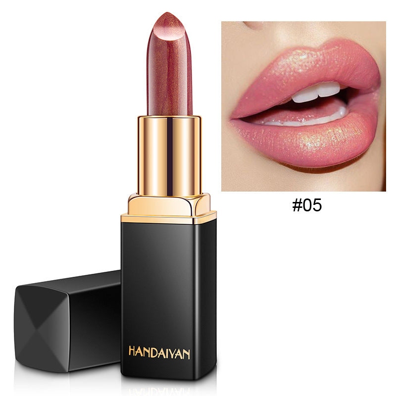 Metallic Color-Changing Lipstick — Pearlescent Gilt Finish