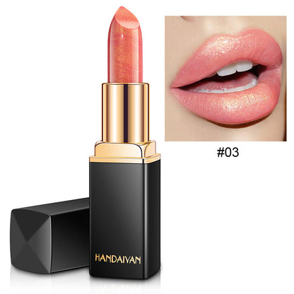 Metallic Color-Changing Lipstick — Pearlescent Gilt Finish