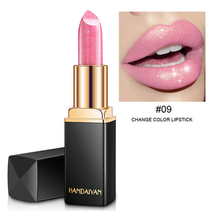 Metallic Color-Changing Lipstick — Pearlescent Gilt Finish