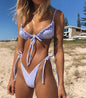 Print String Bikini Set — Backless, 6 Styles, S–L