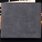 Men’s RFID Bifold Wallet – Slim PU Leather Card Holder with ID & Photo Slots