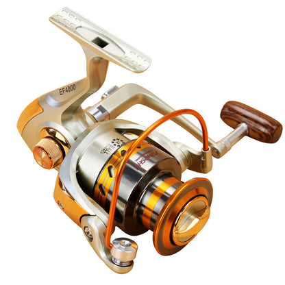 EF Series Metal Spinning Fishing Reel – 10-Bearing All-Metal Rocker Arm | EF500 to EF9000