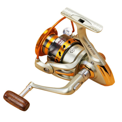 EF Series Metal Spinning Fishing Reel – 10-Bearing All-Metal Rocker Arm | EF500 to EF9000