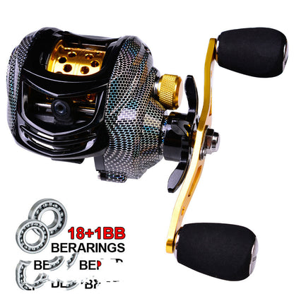 Metal Spool Baitcasting Fishing Reel – 10KG Max Drag | Left & Right Hand