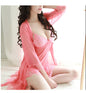 Sheer Lace Hollow-Out Sling Lingerie 3-Piece Set | Sexy Nightdress