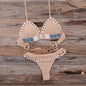 Women's Retro Knitted Bikini Set | Crochet-Style Two-Piece Swimsuit