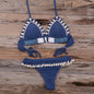 Women's Retro Knitted Bikini Set | Crochet-Style Two-Piece Swimsuit