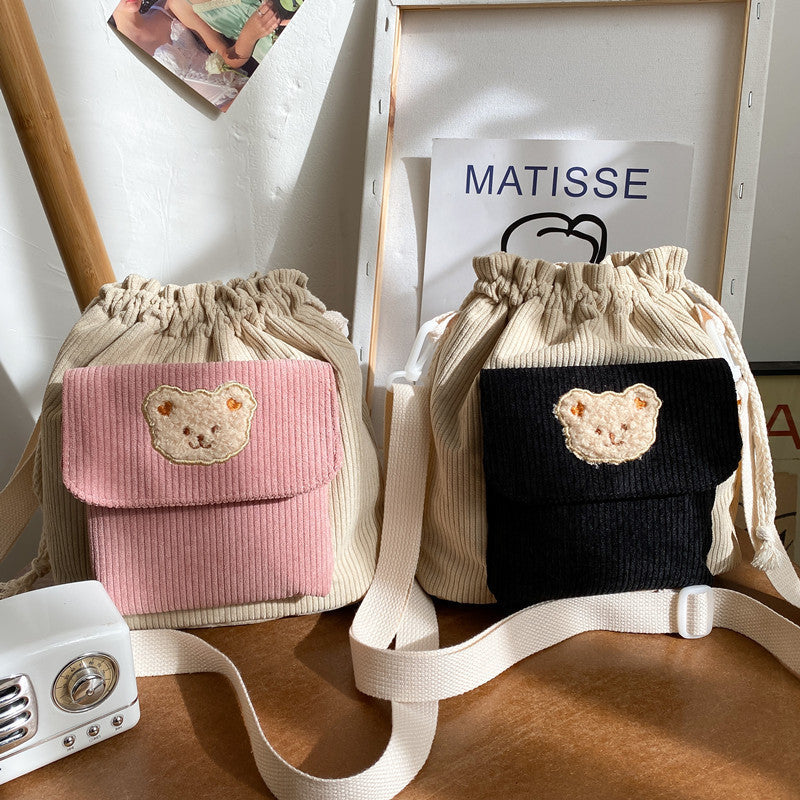 Women's Plush Crossbody Bag – Soft Lamb Cashmere Mini Square Purse