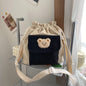 Women's Plush Crossbody Bag – Soft Lamb Cashmere Mini Square Purse