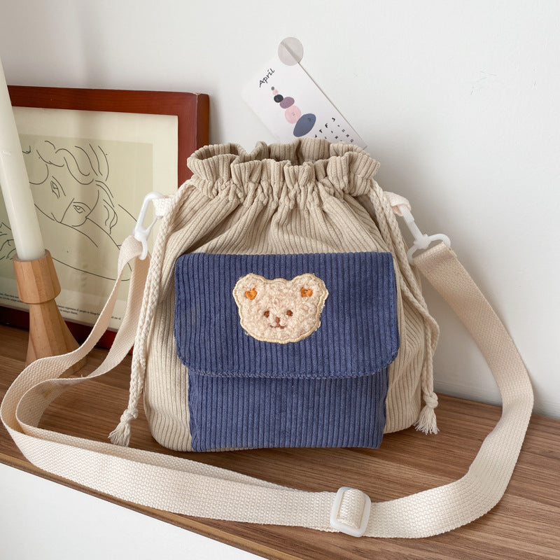 Women's Plush Crossbody Bag – Soft Lamb Cashmere Mini Square Purse