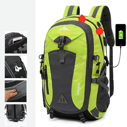 40L Hiking Backpack with USB Charging Port – Lightweight Travel Bag