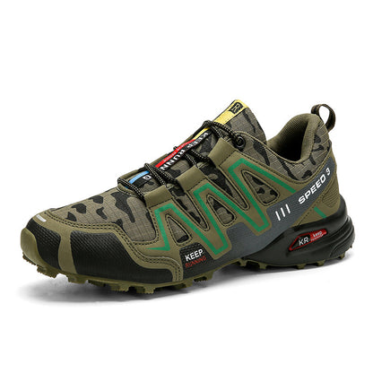 Men's Tactical Hiking Sneakers – Non-Slip, Nubuck Leather, EU 39–47