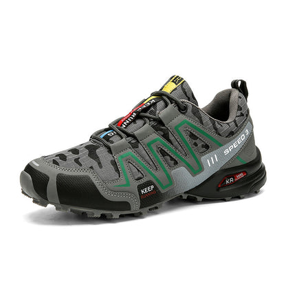 Men's Tactical Hiking Sneakers – Non-Slip, Nubuck Leather, EU 39–47