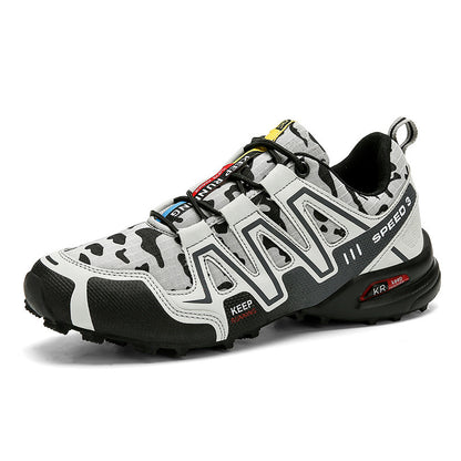Men's Tactical Hiking Sneakers – Non-Slip, Nubuck Leather, EU 39–47