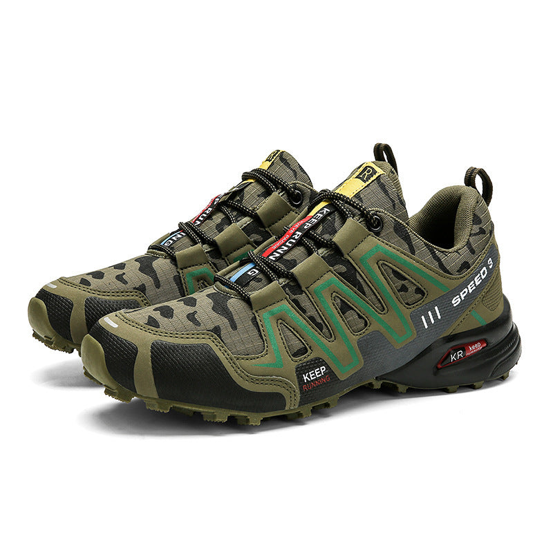 Men's Tactical Hiking Sneakers – Non-Slip, Nubuck Leather, EU 39–47