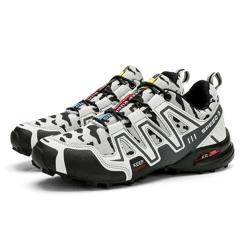 Men's Tactical Hiking Sneakers – Non-Slip, Nubuck Leather, EU 39–47
