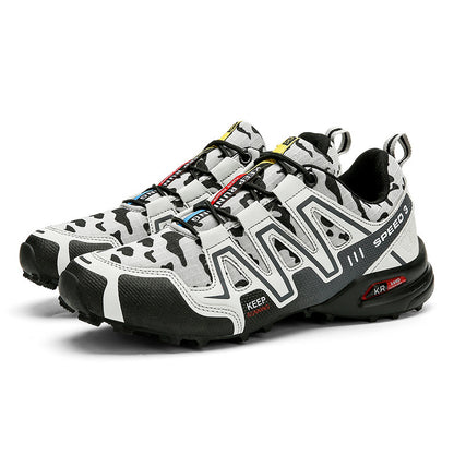 Men's Tactical Hiking Sneakers – Non-Slip, Nubuck Leather, EU 39–47