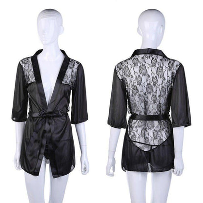 Lace Lingerie Teddy for Women – Sheer Bodysuit