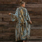 Women's Printed Beach Kaftan Cover-Up Robe
