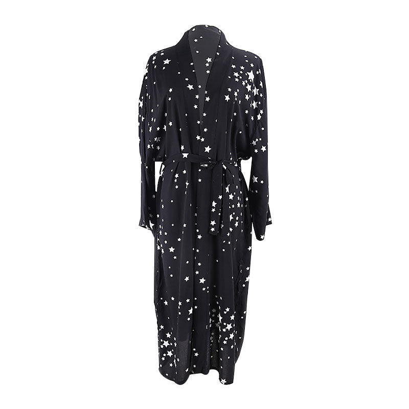 Women's Printed Beach Kaftan Cover-Up Robe