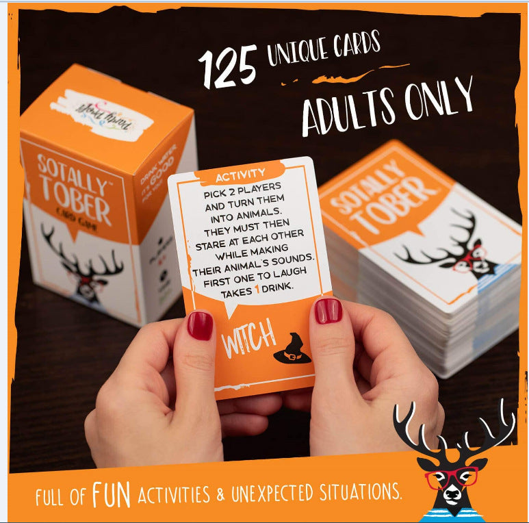 Sotally Tober Adult Drinking Party Card Game – Hilarious Game Night Fun for 21+