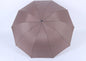 Large 3-Fold Windproof Umbrella – Super Strong 10-Rib Compact Travel Umbrella for Adults