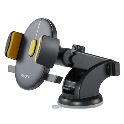 Telescopic Car Phone Mount – 360° Rotating Dashboard Suction Cup Holder for Phones Up to 7"