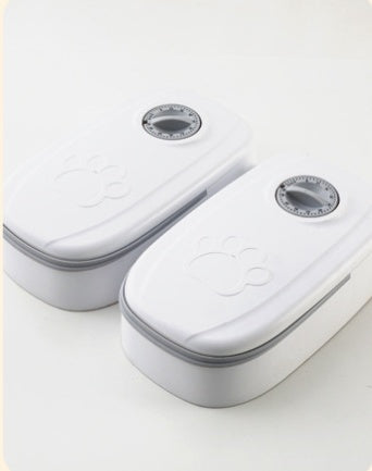 Gravity Pet Feeder & Water Dispenser — Single & Double Bowl