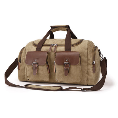 Canvas Travel Duffel Bag – 20–35L Weekend Bag for Gym, Travel & Outdoor Adventures