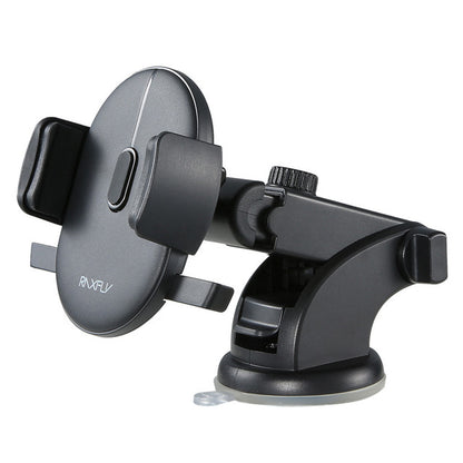 Telescopic Car Phone Mount – 360° Rotating Dashboard Suction Cup Holder for Phones Up to 7"