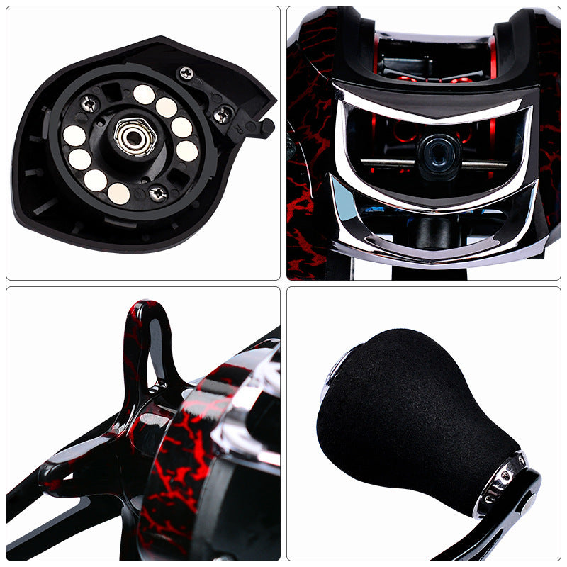 18-Axis Baitcasting Fishing Reel – Metal Wire Cup Reel | Left & Right Hand with Optional Line Winder