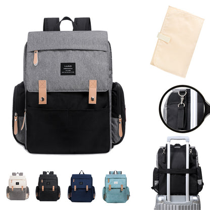 Large Capacity Diaper Bag Backpack – Oxford Cloth Baby Nursing Travel Bag