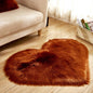 Plush Heart Shaped Fluffy Rug – Non-Slip Soft Carpet for Living Room & Home Decor