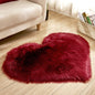 Plush Heart Shaped Fluffy Rug – Non-Slip Soft Carpet for Living Room & Home Decor